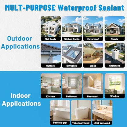 Hupeyna Waterproof Sealant, Liquid Invisible Waterproof Agent 4L