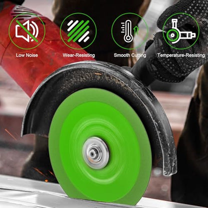 10 Pack Glass Cutting Disc, 4" Diamond Blade for Angle Grinder - size: 10 x 4"