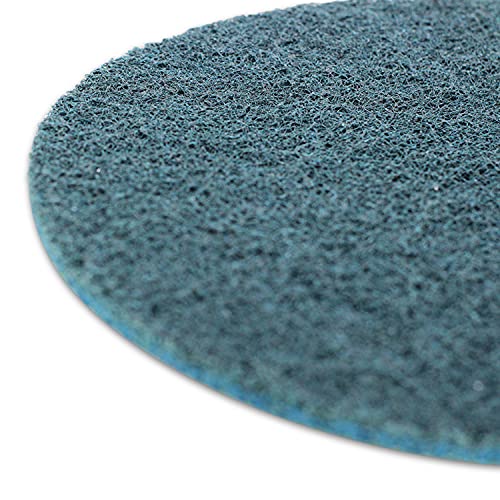 BHA 5" Hook & Loop Surface Conditioning Discs, Blue (Fine) - 10 Pack - size: Blue (Fine)