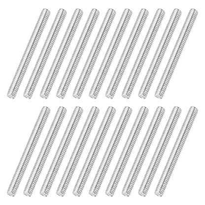 uxcell 20Pcs Fully Threaded Rod M2.5 x 0.45mm Pitch 25mm/1 Inch Threaded - size: M2.5x0.45mmx25mm