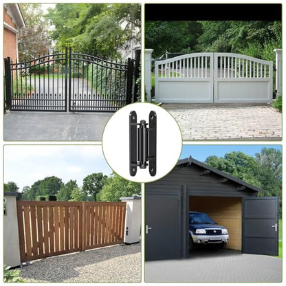 Heavy Duty Gate Hinger 7” Silent Bearing Gate Hinges - color: as picture