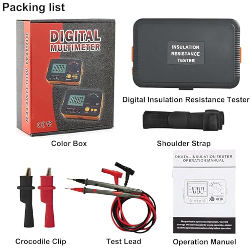 VC60B+ Digital Insulation Resistance Tester Megohm Meter