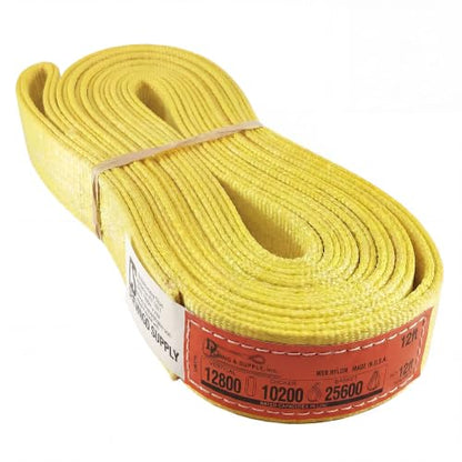 DD Sling 2" x 12' Nylon Endless Lifting Sling – USA Made - size: 2"x12'