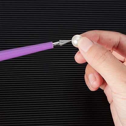 Mudder 10 Pcs Bead Reamer for Jewelry Making, DIY Tipped Diamond Reamer