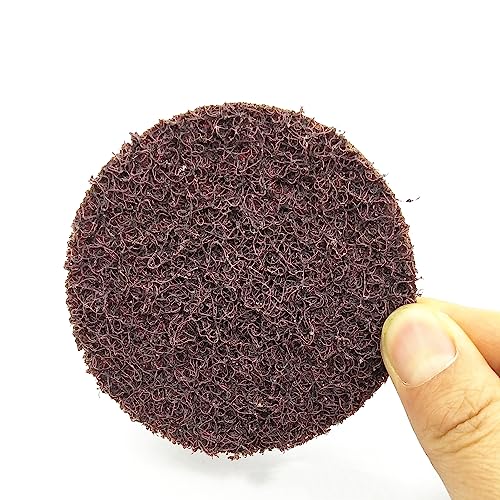 3 Inch Surface Conditioning Discs, 25 Pcs Medium Sanding Discs, Type-R Quick Change and Heat Dissipation, Quick Change Sanding Discs, Disc Pad Medium Grit for Fine polishing - style: Style 4