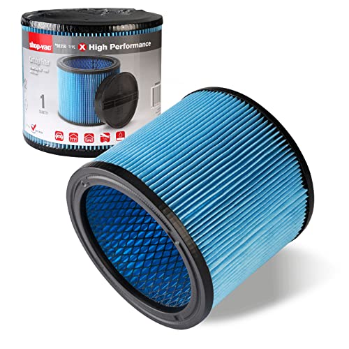 Shop-Vac 90350/90304/90344 Cartridge Filter for 5-16 Gal Vacuums, 1 Pack - style: Regular Cover