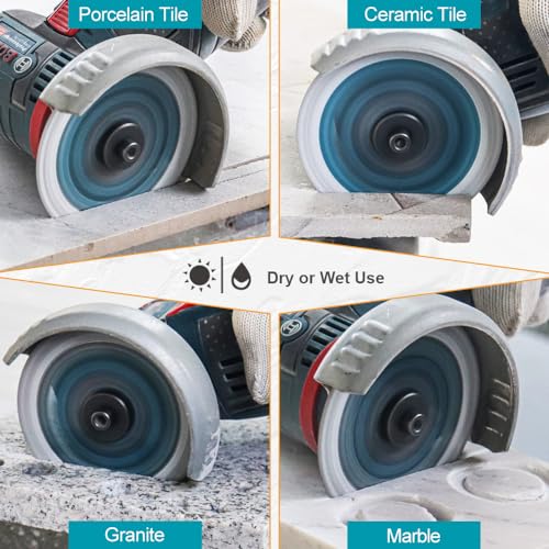 3" (75mm) x 3/8" (10mm) Arbor Super Thin Diamond Tile Blade, 3-Pack - size: X Mesh(for tile)