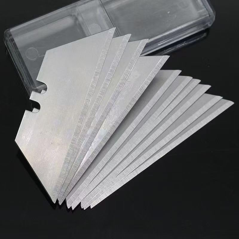 50-Piece Carbide Utility Knife Blades Compatible with milwaukee knife – Durable, Sharp, and Reliable Replacement Blades