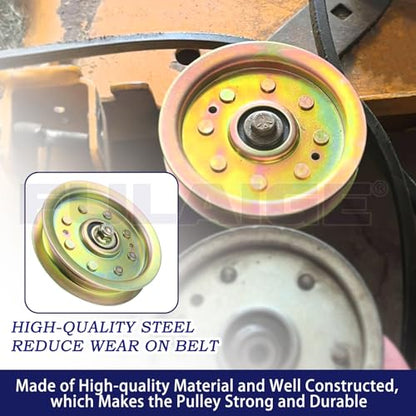 3 Pack 756-04129B Idler Pulley 4.25 for Cub Cadet 50" RZT 50 Deck - color: M3 3x756-04129B Yellow