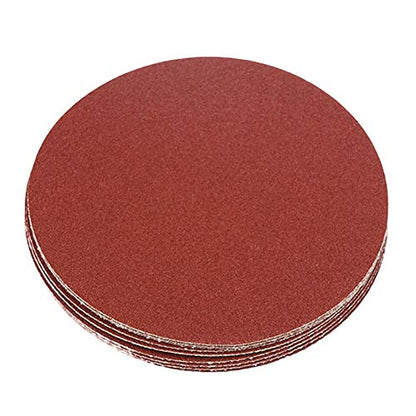 HIFROM 5 Inch Sanding Discs NO-Hole Hook and Loop 120 Grit Sandpaper Aluminum Oxide Random Orbital Sander Pads (60-Pack) - size: 120 Grit, 60pcs
