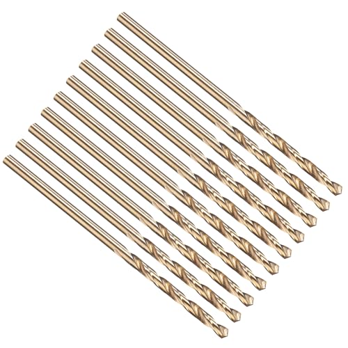 PATIKIL 1.8mm Drill Bit M35 Cobalt 5% High-Speed Steel for Metal 10 Pack - size: 1.8mm