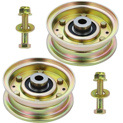GELASKA 2Pack 756-0981A 756-04224 Idler Pulley for Cub Cadet LT1050 LT1042 - color: A9 2x756-0981