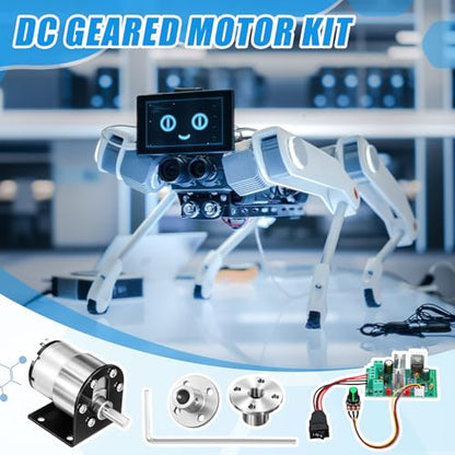 Copkim 12V DC Geared Motor Kit, 60rpm - style: 60rpm