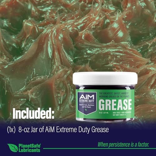 PlanetSafe Lubricants Home & Industrial Gym Equipment Maintenance Kit: AiM Extreme Duty Lubricant & AiM Grease Bundle with Precision Applicator - Large Kit - size: Large Bundle