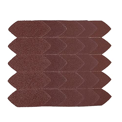 Create idea 5ox Mouse Sanding Sheets P40 P80 P120 P180 P240 Alminum Oxide Red 145x39mm Compatible with BLACK & DECKER KA260GTK Mouse Finger Sander