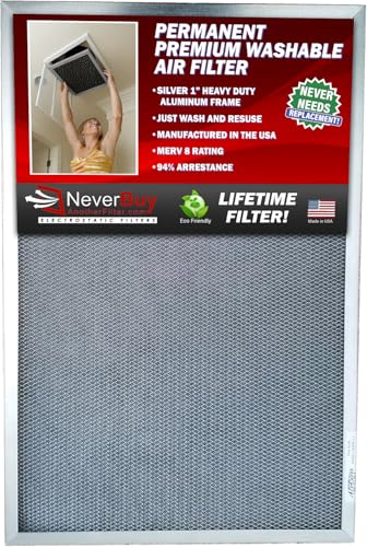 Custom Size Electrostatic Washable Permanent A/C Furnace Air Filter (Customize your size)
