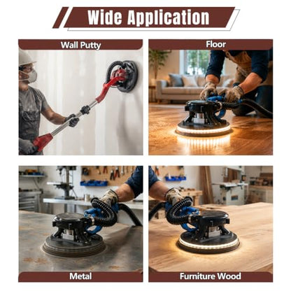 9 Inch Mesh Sanding Discs, 400 Grit Sandpaper for Drywall Sander