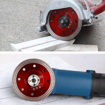YIJING 2pcs/Lot 4.5” Diamond Tile Blade Super Thin Diamond Cutting Blade for Cutting Ceramic Porcelain Tile Granite Marble (4.5"-2pc) - size: 4.5"-2pc