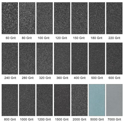 HARFINGTON 25pcs Sandpaper 800 Grit 9 x 11 Inch C-Weight Backing Silicon Carbide Abrasive Wet Dry Sanding Sheets for Wood Finishing, Metal Sanding, Automotive Polishing - size: 800 Grits