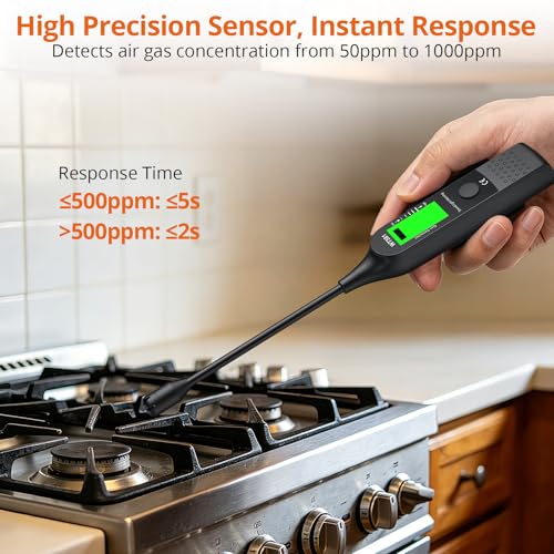 Proster Gas Leak Detector, Handheld Natural Gas Sniffer