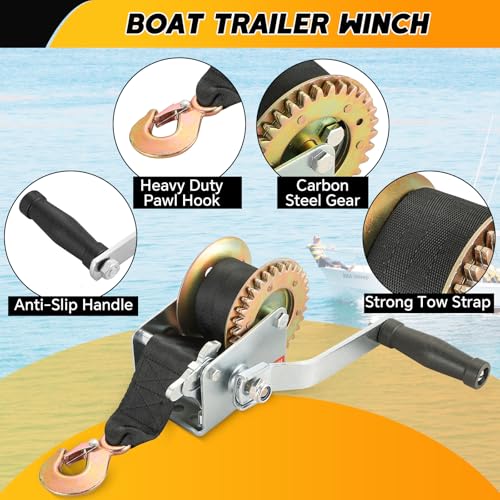 Hand Winch Boat Trailer Winch 800LBS