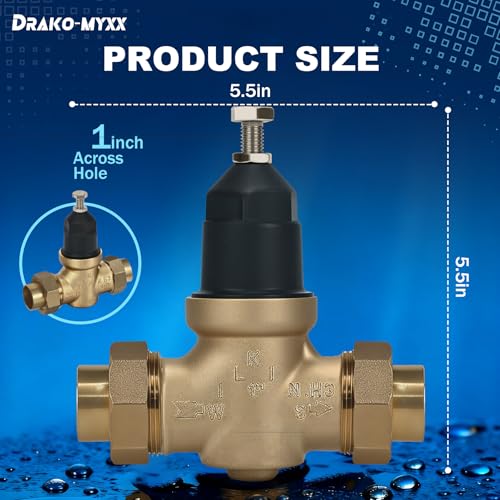 1-NR3XLDU 1"NR3XL Pressure Reducing Valve with Double Union FNPT Connection - size: 1 Inch