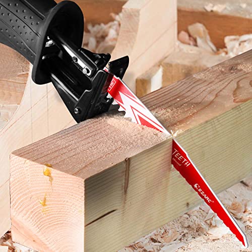 EZARC Carbide Reciprocating Saw Blades, 9-Inch 3TPI for Hard Wood, 3-Pack - size: 9 Inch, style: 3 TPI