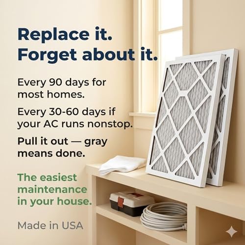 Aerostar Air Filter 16x25x1 MERV 8 AC Filter, Furnace Filter, 12 Pack