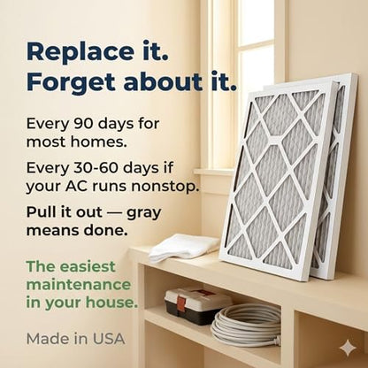Aerostar Air Filter 16x25x1 MERV 8 AC Filter, Furnace Filter, 12 Pack