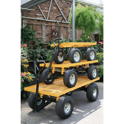 FarmTek Monster Cart Heavy-Duty Utility Flatbed – 1500 lb Capacity