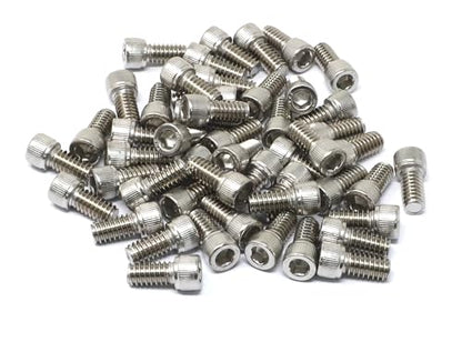 iexcell 50 Pcs 1/4-20 x 1/2" Stainless Steel 304 Hex Socket Head Cap Screws Bolts Kit - size: 1/4-20 x 1/2" ( Fully Threaded )