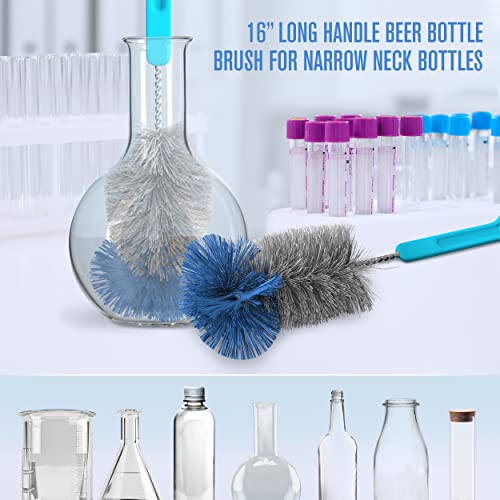 Bottle Brushes Water Bottle Cleaner Brush Set, Hydroflask Cleaning Kit 9 Pk