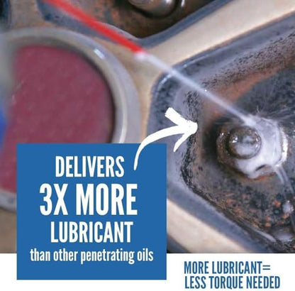 Free All Deep Penetrating Oil Rust Remover, Loosen Rusty Nuts & Bolts, Screws, Clamps, Pipes, 11 oz. Aerosol, 12 Pack - style: 12 Cans of 11 Ounces