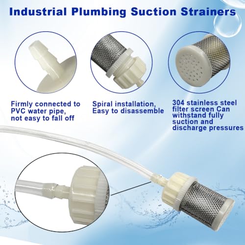 10mm Stainless Steel Encryption Filters Encryption Garden Hose Strainer with 10mm Barb Connection for Sprayer，Car Washers，Oil Pumps and Industrial Equipment 1pcs - size: OD 10MM