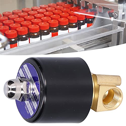 Electric Solenoid Valve, 2W-025-08 Brass Direct Acting Small NC Magnetic Valves for Water for Air for (DC24V)