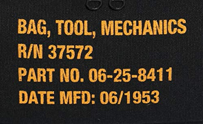 Rothco Mechanics Tool Bag, Heavy‑Duty Canvas Tool Organizer with Zipper Pockets, Compact Portable Tool Storage (Black) - color: Black