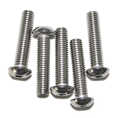 Fullerkreg M6-1.0 x 35mm Button Head Socket Cap Screws - size: M6 x 35mm