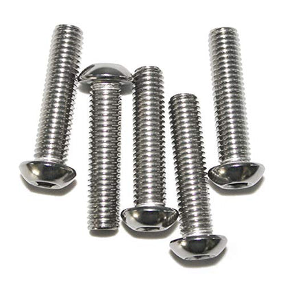 Fullerkreg M6-1.0 x 35mm Button Head Socket Cap Screws - size: M6 x 35mm