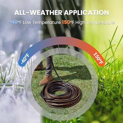 Giraffe Tools Garden Hose 25ft x 5/8" - size: 25FT Male Female
