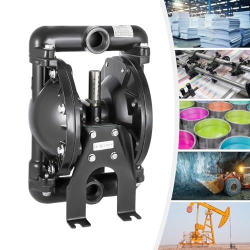 35Gpm Double Port Lubricating Pump, 35Gpm Air-Operated Double Diaphragm Pumps Self-Priming 1 Inch Inlet Outlet Petroleum Fluids 35Gpm 120Psi For Chemical Transfer Wastewater Oil Treatment