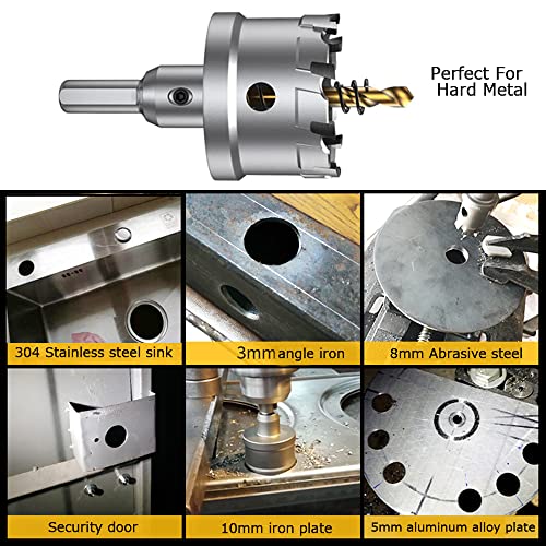 9/16'' Tungsten Carbide Tipped Hole Saw Drill Bit for Hard Metal Steel - size: 14mm | 9/16''