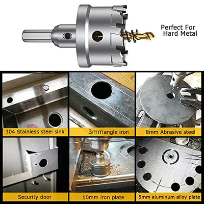 9/16'' Tungsten Carbide Tipped Hole Saw Drill Bit for Hard Metal Steel - size: 14mm | 9/16''