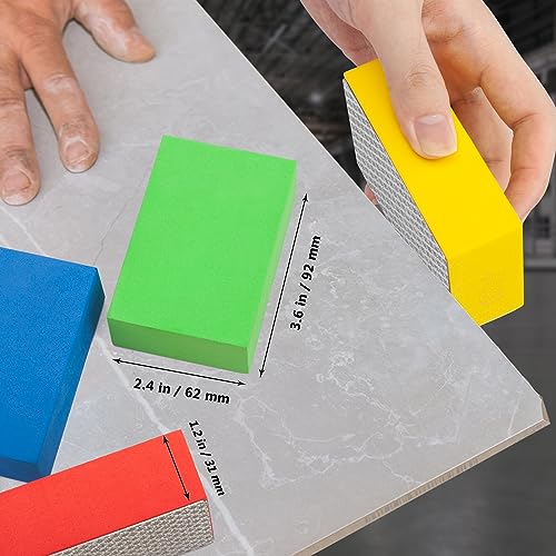 1Pcs Diamond Hand Polishing Pads, 100# (Grid) - style: Grid-1Pcs-100#