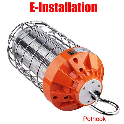 dephen 60W Temporary LED Work Light, Portable Hanging Shop Lighting