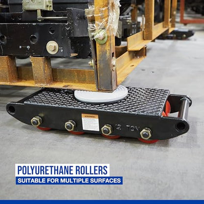 Strongway Machinery Mover, 26,400-Lb. Capacity, 8 Rollers