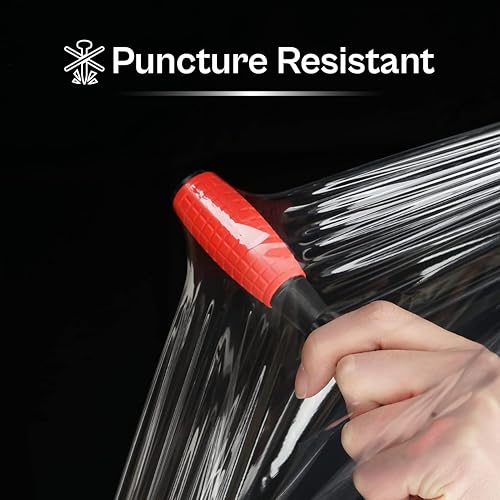 PSBM Stretch Wrap, 128 Rolls 12 Inch x 1500 Feet 90 Gauge Heavy Duty up to 800% Ultimate Stretch Clear Plastic Wrap Industrial Strength Shrink Film for Moving, Packing & Shipping - size: 128 Pack, style: 90 Gauge