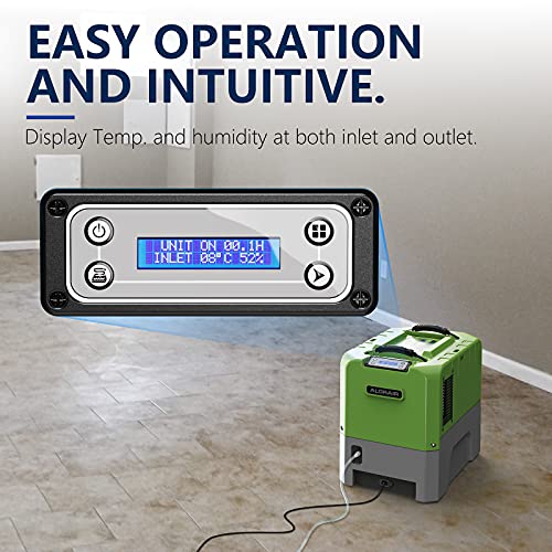 ALORAIR 180 PPD Commercial Dehumidifier with Pump, 6-Year Limited Warranty - color: Green