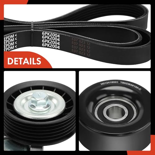 A-Premium Engine Serpentine Belt Drive Kit Compatible with Chevrolet
