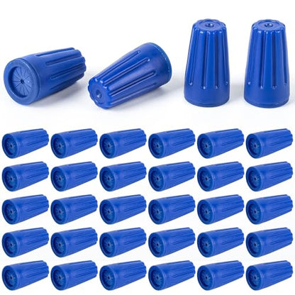 36 Pcs Blue Waterproof Wire Connectors Outdoor Wire Nuts - color: blue-36