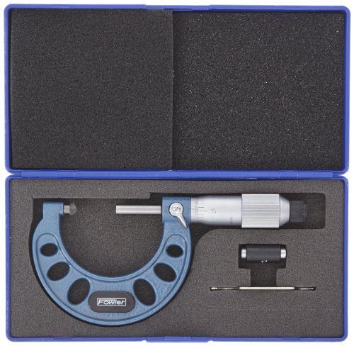 Fowler 52-253-002-1, Premium Outside Inch Micrometer with 1-2" Measuring Range - size: 1-2"